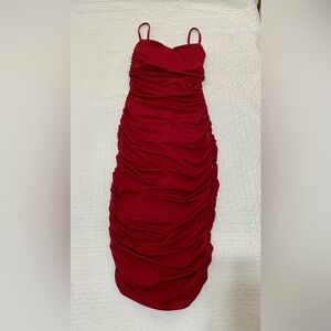 SHEIN Ruched Bodycon Dress